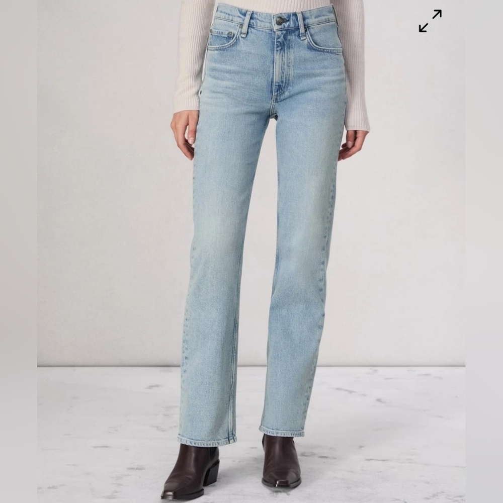Rag & Bone Harlow Full Length Straight Jean